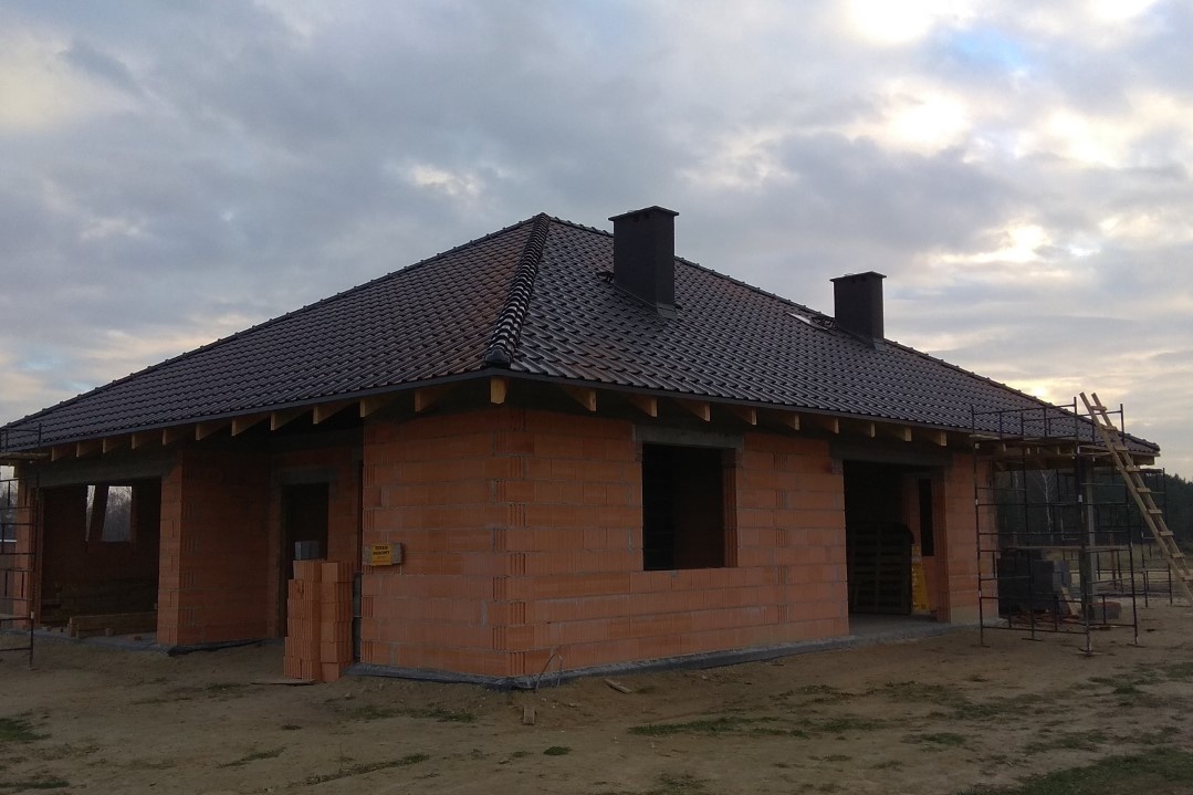Budowa domu jednorodzinnego podpiwniczonego - Osiecznica