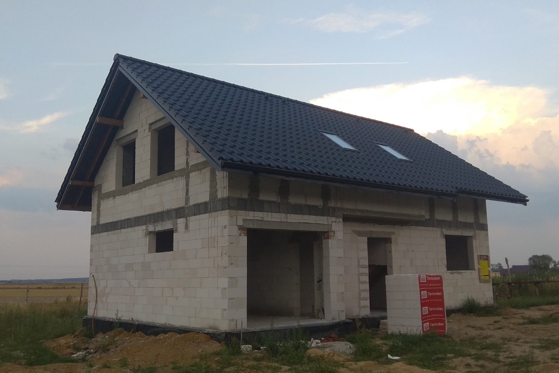 Budowa domu jednorodzinnego  - AS VII - Grzybiany k/Legnicy
